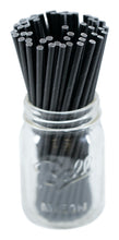 Load image into Gallery viewer, Jumbo Paper Straw Wrapped 7.75&quot; - 6mm Standard Size (500 Count) - Black