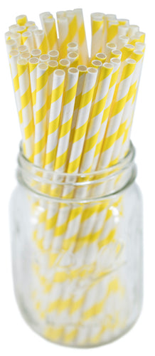 Jumbo Paper Straw Wrapped 10