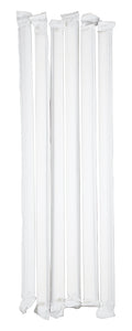 Boba Tea Paper Straw Wrapped 10inch - 10mm Standard Size (2250 Count) - Red Stripe